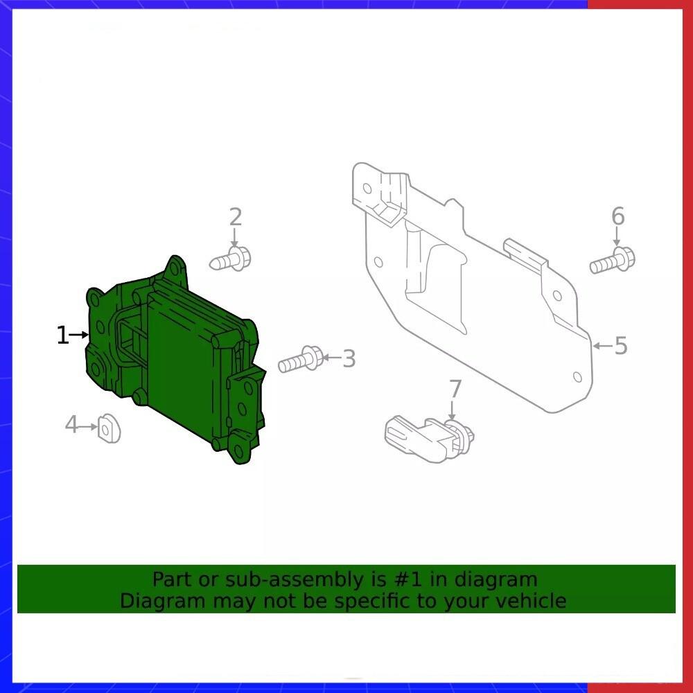 Adaptive Cruise Control Distance Sensor Radar 88210-F4070 For 2019-2022 Toyota C-HR