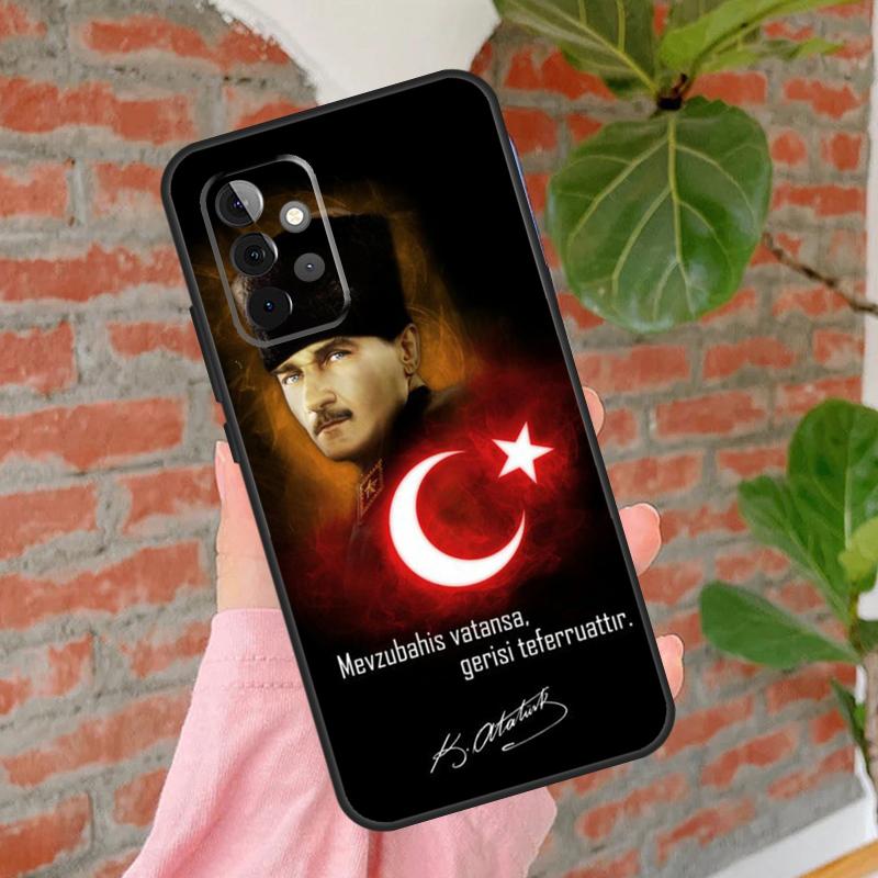 Mustafa Kemal Atatürk Signature Case For Samsung Galaxy A55 A35 A25 A15 A53 A33 A13 A51 A71 A12 A32 A52 A14 A34 A54 Cover