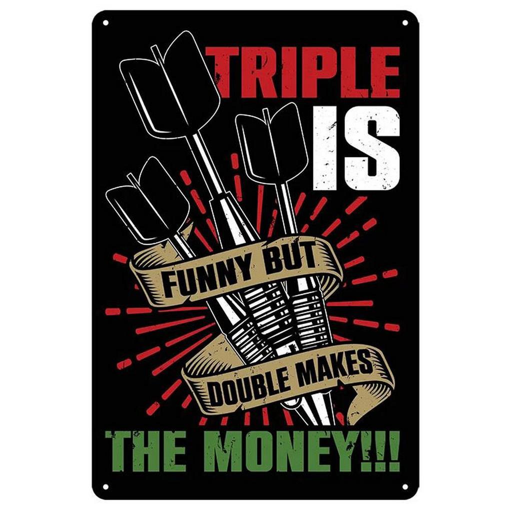 No Beer No Darts Plaque Metal Tin Signs Wall Art Decoration Vintage Posters Iron Painting for Man Cave Home Cafe Garden Club