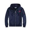 Men's Sport Wear New Couple's Loose Love Embroidered Adult Zipper Hoodie Set