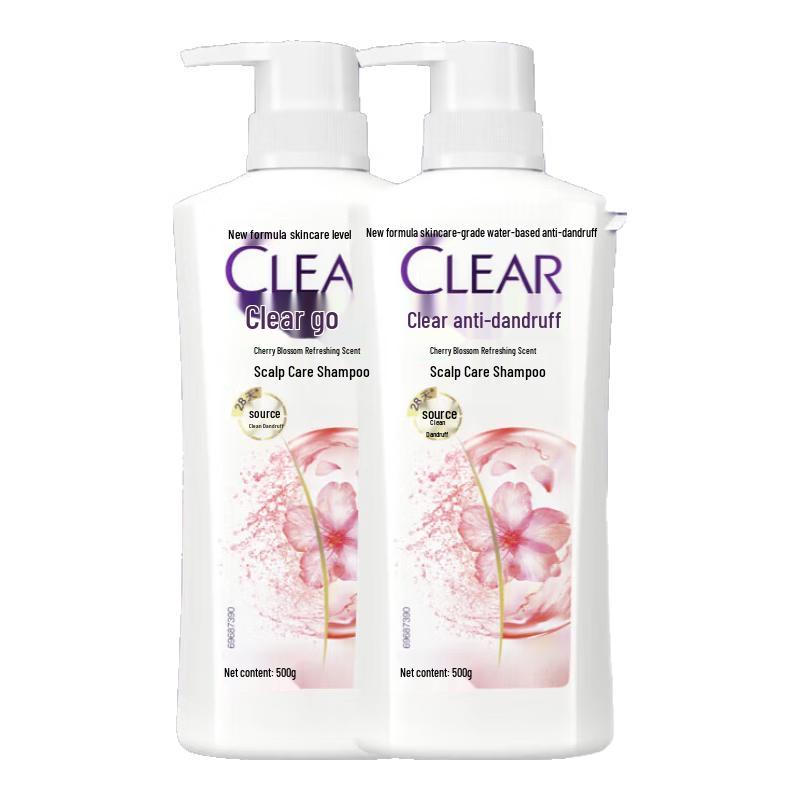 Clear Women's Cherry Blossom Refreshing Anti-Dandruff Shampoo Set