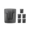 Car 3D ABS Sticker Front Emblem Badge Decals Black Badge Logo Emblem Cover Fit For Great Wall GWM TANK 300 2021-2025