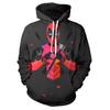 Men's Deadpool Sweatshirts Long Sleeve Hooded Coat Pullover Hoodies With Superhero Design