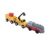 Toddler Cargo Train Car Toy Set Exquisite Electric Train Track Construction Vehicle Toy for Home
