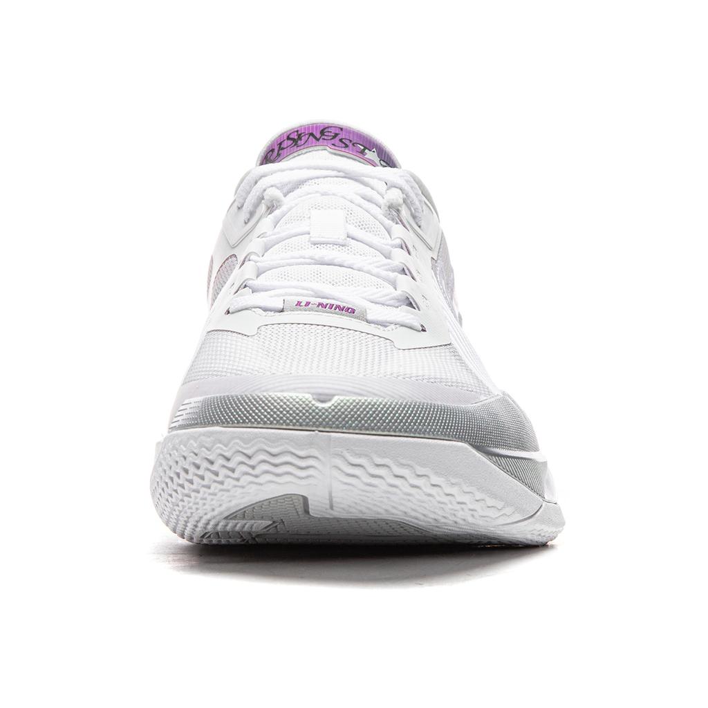 Li Ning Cushioning Slip Resistant Abrasion Resistant Breathable Rebound Anti Twist Grip Low top Basketball Shoes Men's ABAW019-4