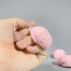3D Printed Pink Funny Brain Keychain Pendant Creative Design Decoration Bag Accessories Charm Gift