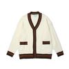 Men's Retro V-Neck Knitted Cardigan Sweater - Autumn 2022 Collection, Versatile Loose Long Sleeve Top