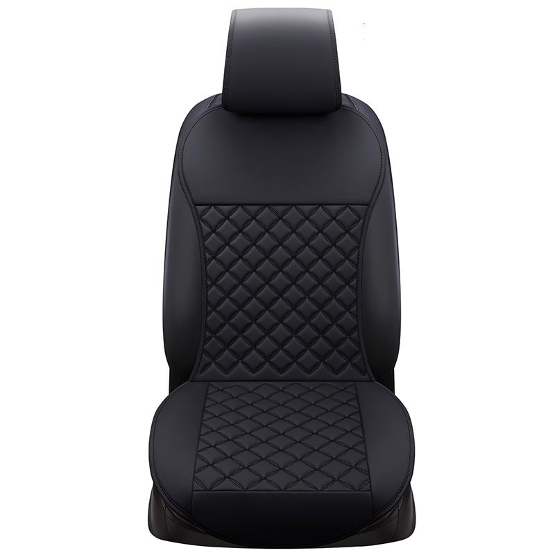 PU Leather Car Seat Cover Universal Auto Chair Front Rear Back Waterproof Cushion Protector Four Season Accessories Interior
