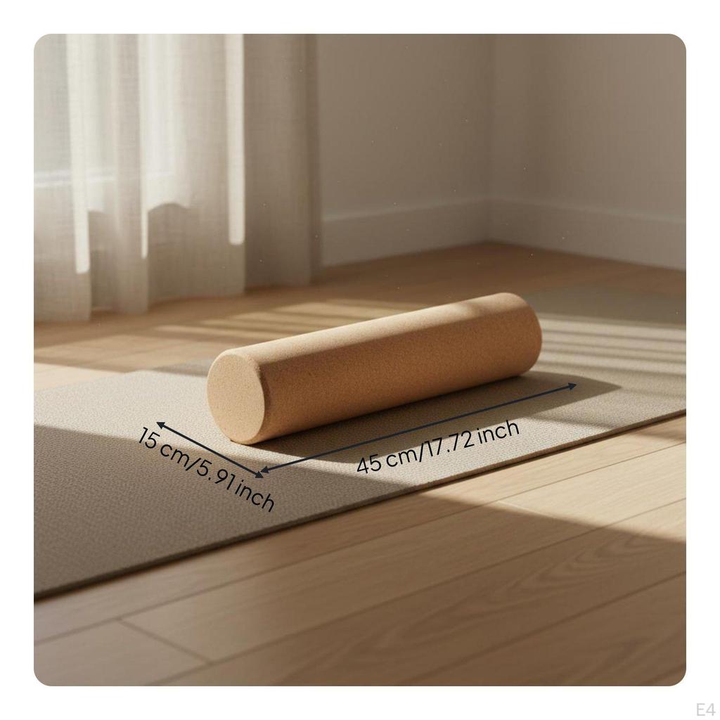 Triangular Flexibility Block FirmDensity Cork Lightweight Back Stretcher Wedge for