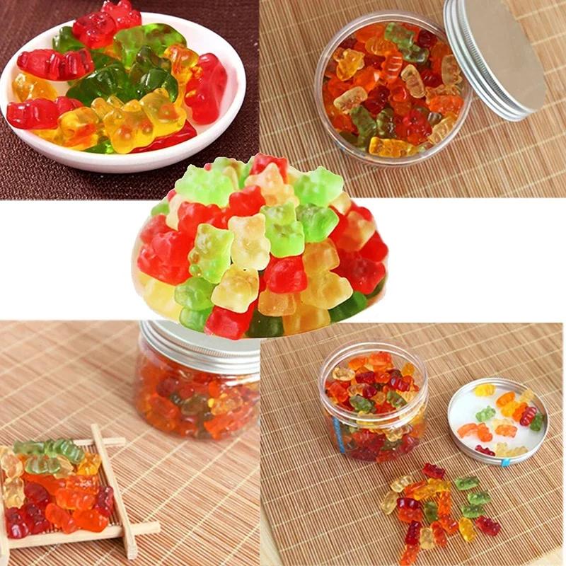 Reposteria Gummy Bears Silicone Mold Dropper Pastry Molds Creatives Bakeware Kitchen Decorating Tools Baking Styling 50Grids Bar