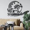 Unicorn Metal Wall Art Rainbow Fantasy Home Decor Bedroom Hanging Gift for Daughter