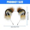 Cute Headband for Cat Tiger Ear Shape Hair Hoop Party Headpiece Cosplay Costume