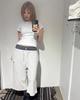 Eiieii Briefs Layered Sweatpants [Grey]