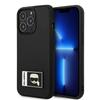 Custodia per iPhone 13 Pro Max Karl Lagerfeld Ikonik Patch Nera
