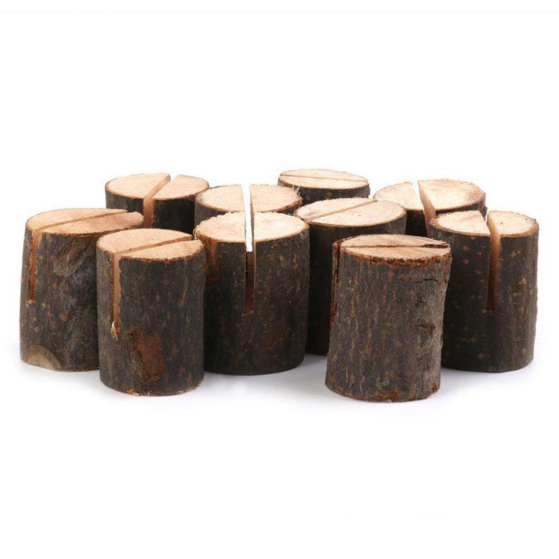 10pcs Rustic Wooden Stump Place Card Holder Wedding Party Supplies New. 10pcs Rustic Wooden Stump Place Card Holder Wedding Party Supplies New.