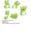 4 Stück Quietschspielzeug für Haustiere Kreative Form Niedliches Aussehen Lebendige Ausdrücke Bissfest Langeweile lindern Extra Weich Cartoon-Froschförmiges Spielzeug Hundekau