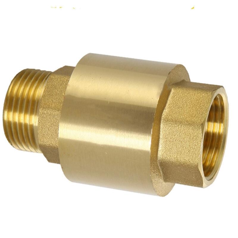 Multipurpose 1/2inch Brass Check Valves Rustproof Construction Return Valves For Gas And Liquid Applications