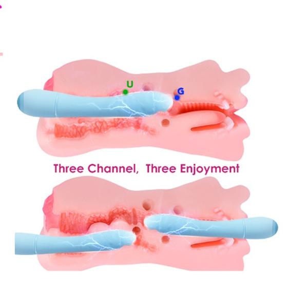 Double Point Name Mouth Masturbation Anime Airplane Cup TPE Inverted Mold Sexy Toy