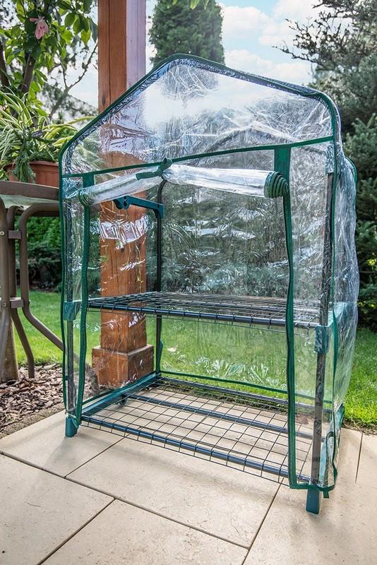 Greenhouse 69*49*95 Cm, Pvc Foil, Metal Structure - T N15-900