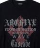 IDWS Wave Cross T-Shirt Black