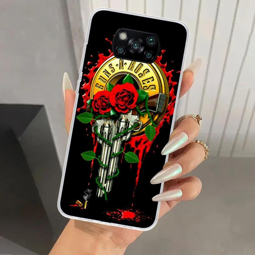 Guns N Roses Good Time Phone Case for Xiaomi Poco X7 X6 X5 X4 X3 Nfc F7 Ultra F6 F5 Pro F4 GT F3 M6 M5S M4 M3 Soft Print Shell P