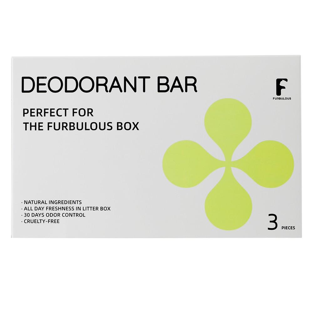 Furbulous Deodorant Bar for Odor Removal - 3 Pieces, Natural Ingredients Perfect for Furbulous Cat Litter