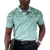 Men Polo Shirt Short Sleeve 3d Print Tops Fashion Polyester Breathable Comfortable Polos Shirts