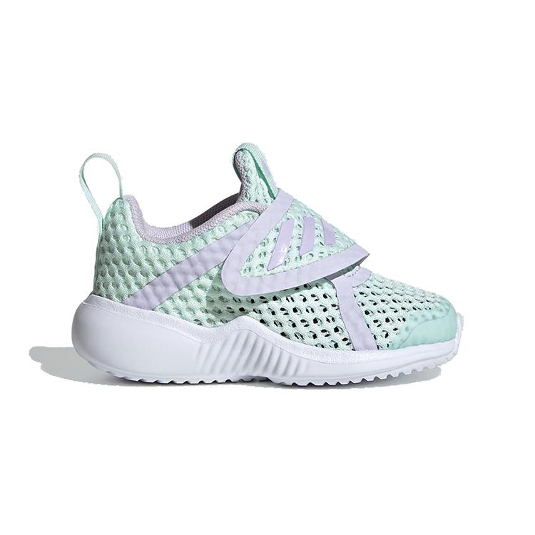 adidas Fortarun Summer Cushioning Abrasion Resistant Breathable Low Top Toddler Shoes Green Infant And Toddler EF9704