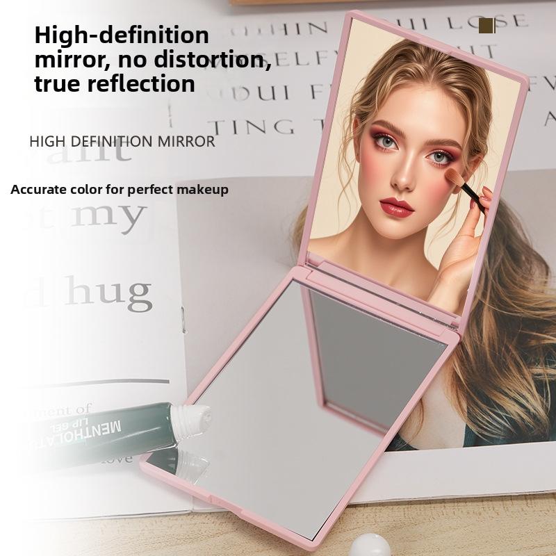 Portable Pocket Mirror with Premium Matte Finish for Women