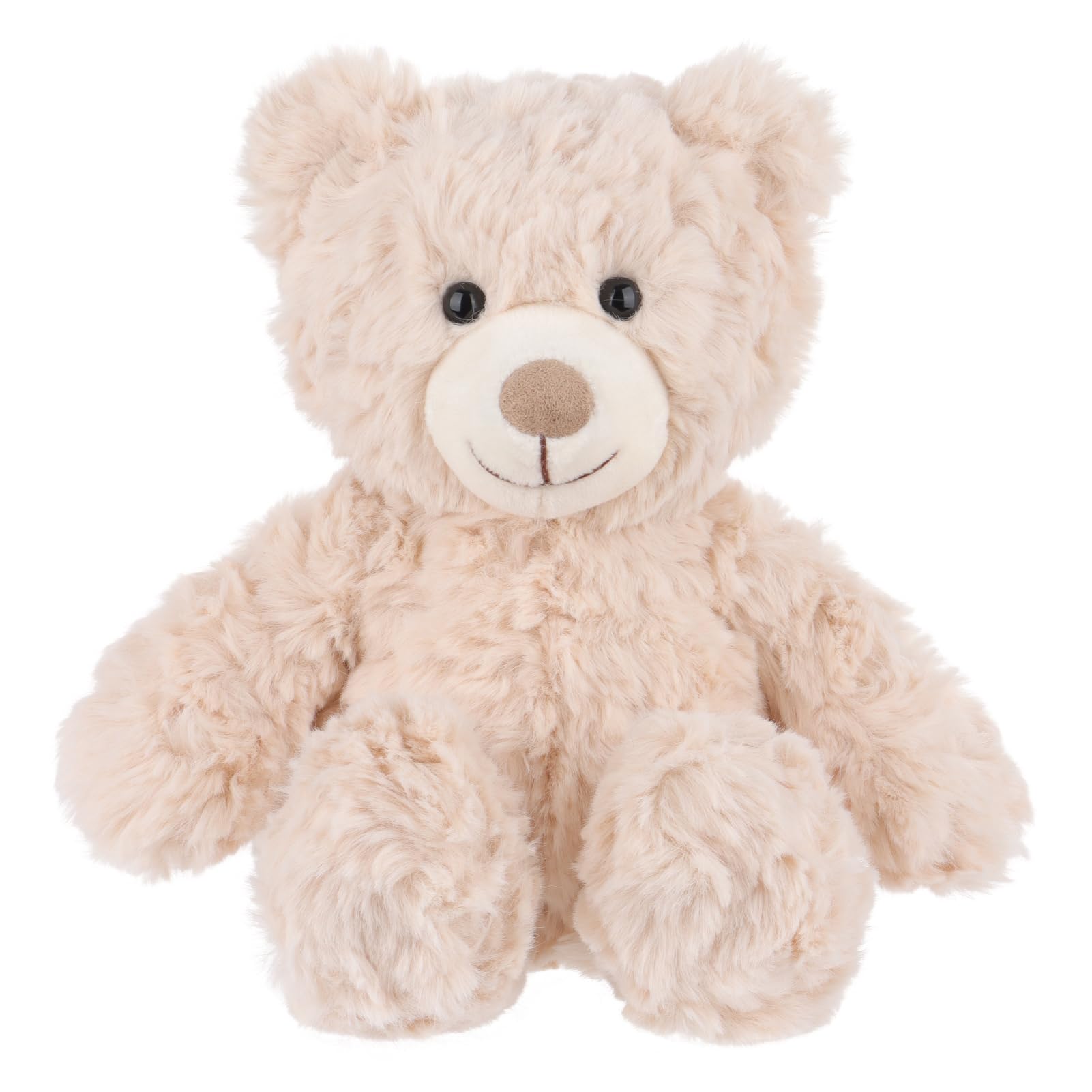 

Apricot Lamb Cream Flower Bear Plush Soft and Fluffy Cream Flower Suitable for Boys and Girls Toy, Cute, Bear, 20cm, вершковий