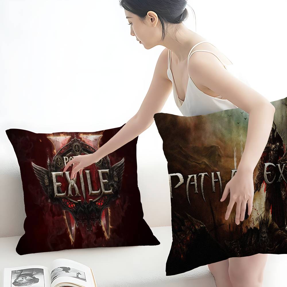 Path Of Exile Personalized Pillow Cover Kids Bedroom Wild Party Decor Pillowcase Kid Birthday Shower Gift