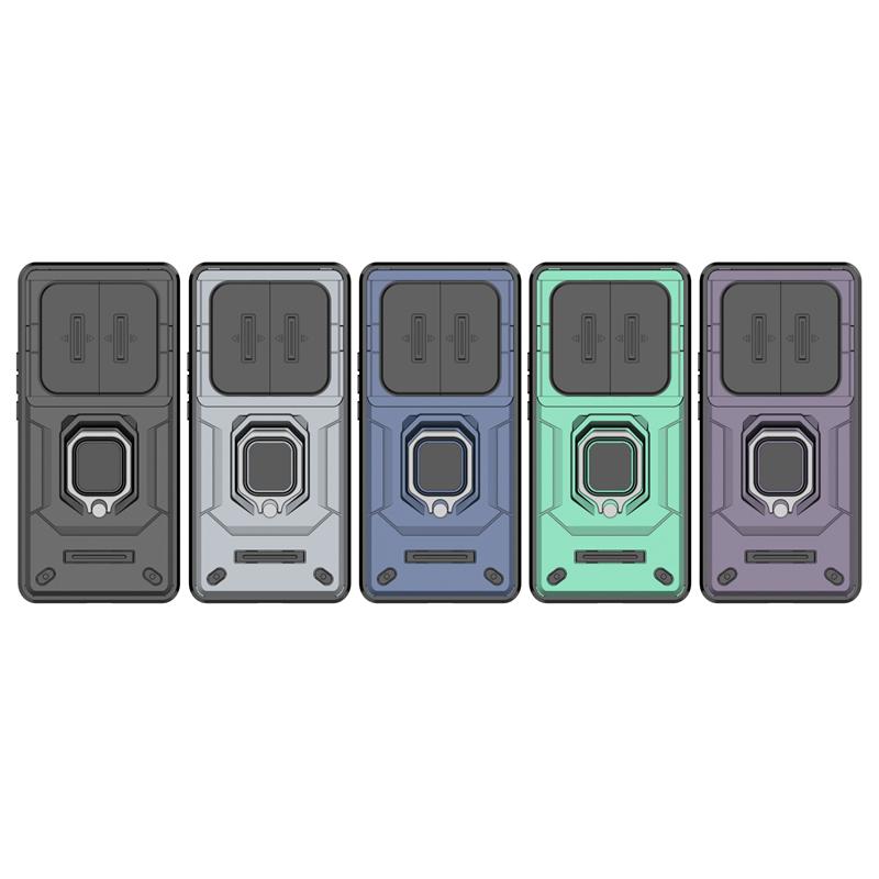For Cover Honor X9B Case Honor X9B Capas New Armor Shockproof Back Bumper Slide Camera Lens Ring Holder Fundas Huawei Honor X9B