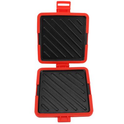 Mikrowellen-Toastie-Sandwichmaker, mikrowellengeeigneter Toaster mit verstellbaren Silikonbändern, Nr.