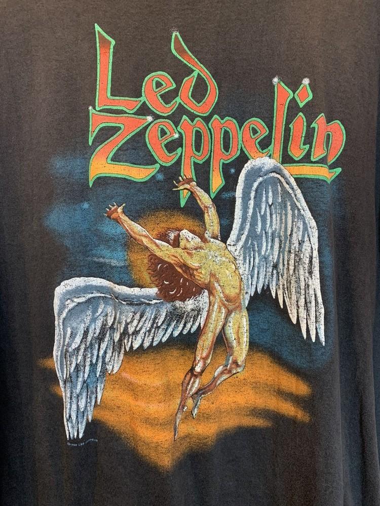 

Винтажная футболка Led Zeppelin 80-х Swan Song с одинарной строчкой, унисекс, размеры S-5XL, KH9057 S