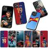 Soccer No 19 Sports Football No19 for Samsung Galaxy A36 A17 A26 A07 A35 A54 A53 A13 A33 A34 S8 S9 S20 S21 FE S10 Plus Case
