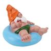 Pool Schwimmer Gnom Statue Harz Pool Party Entspannung Lustig Garten Schwimmende Gnom Figur für