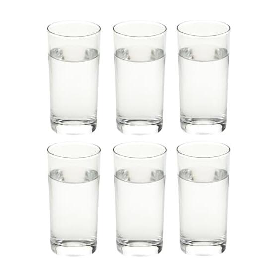 Toyo Sasaki Glass Tumbler Glass HS Tumbler Long Tumbler 365ml Set of 6 Made in Japan Dishwasher Safe Unbreakable Glass Cup Coffee Glass Beer Glass