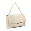 High-end and Elegant Single-shoulder Underarm Handbag Made of Genuine Leather, Women's Bag with A Flap Closure Casually