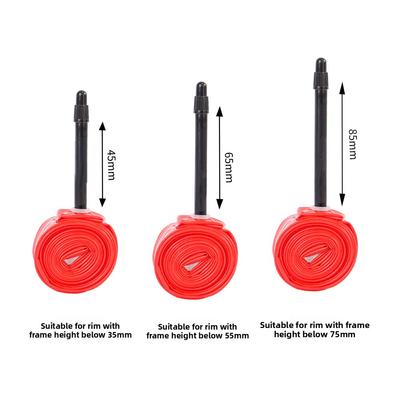 TPU Road Bike Inner Tubes Presta Valve 700x23-32C Durable Bicycle Tire Tube French Valve Suitable for Mountain Bikes Folding Bikes and Road Bicycles