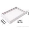 [ZYAS] 1Set Family Handprint Photo Frame DIY Wooden Frame Handprint Photo Frame Kit With 6 Paints Pen Eraser Paintbrush Keepsake