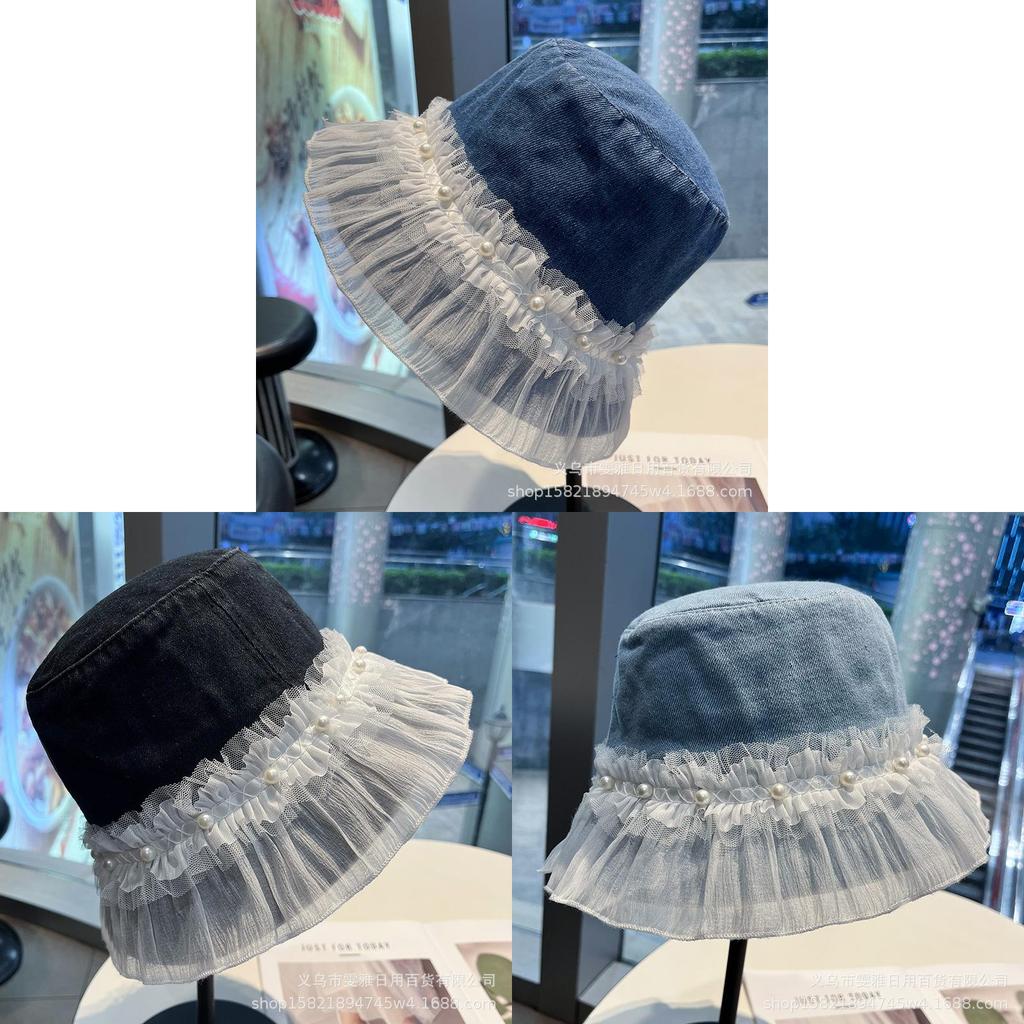 Summer Mesh Fisherman Hat With Wide Brim Sun Protection For Women