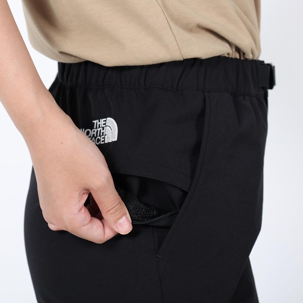 North Ridgelight Water Electrostatic M [The Face] Pants, Women's, Repellent, Stretch, Care, Black,