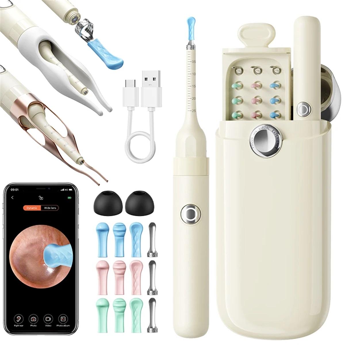 

Upgraded intelligent visual earwax cleaner, equipped with a camera, featuring 800W high-definition multi-function capabilities