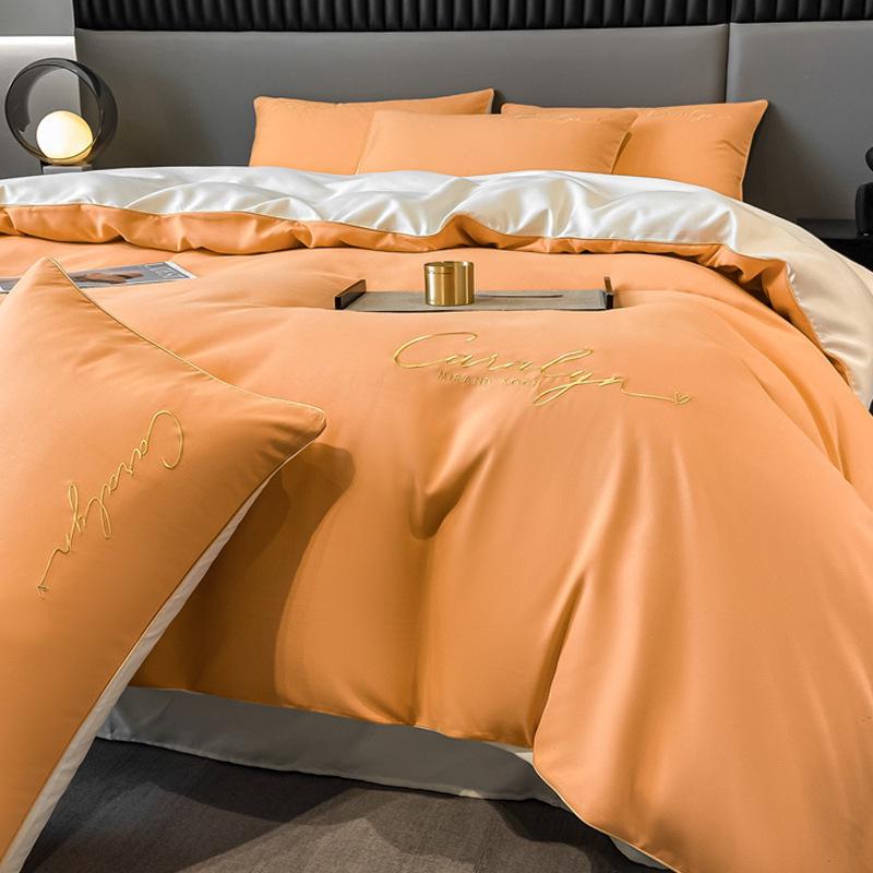 

Комплект постельного белья из фланели класса люкс - Включает простыню, пододеяльник и наволочку для студенческого общежития 1.5m Bed Four-Piece Fitted Set - 200x230 Quilt