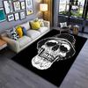 Tappeto Teschio Faccia Sorridente Creativo Divertente per Soggiorno Camera da Letto Corridoio Alfombra Antiscivolo Tappeto Divano Zerbino Decorazione Casa Tapete