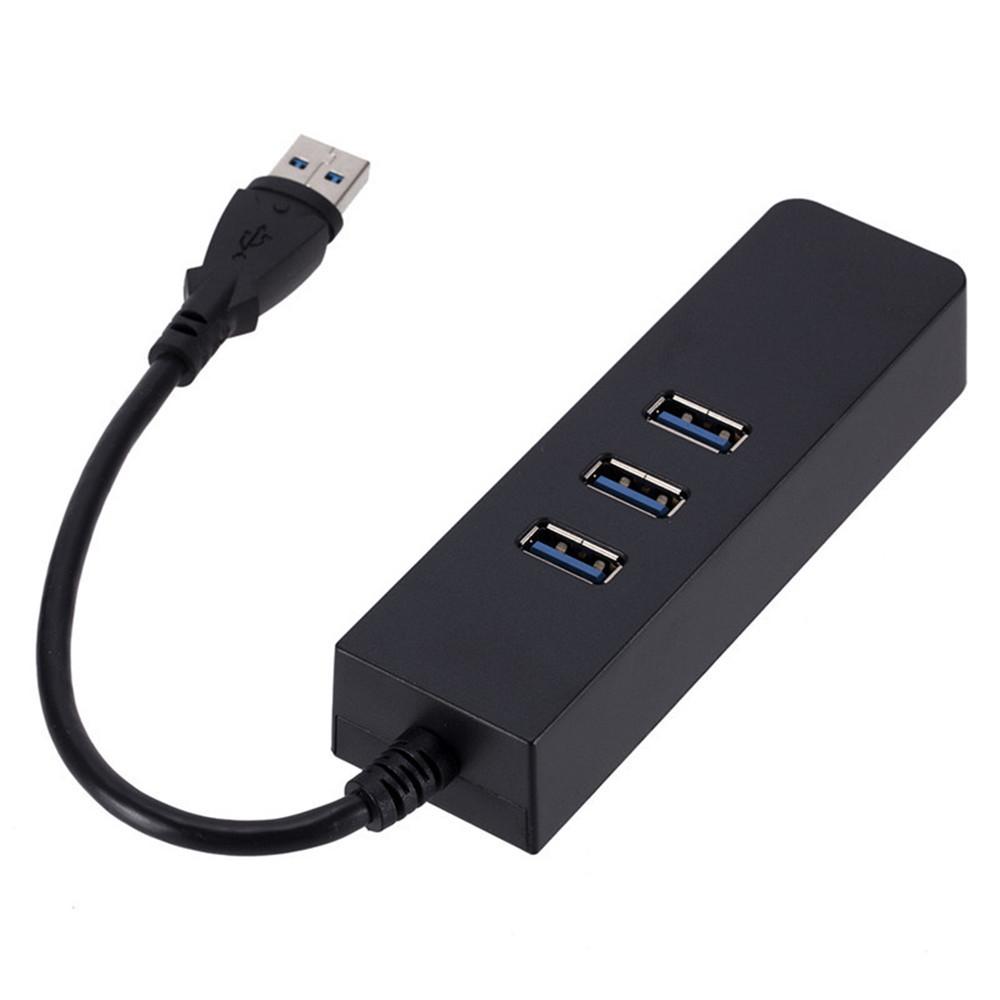 Type-C to RJ45 Gigabit Ethernet USB 3.0 Hub Splitter for Digital Accessories