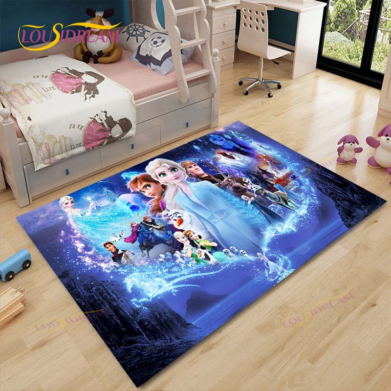 Anime Frozen Carpet Kids Carpets Living Room Tea Table Mats Bedroom Rug Washable Floor Mats Household Area Mat Dinosaur Rug