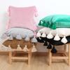 Bohemian Elegance Velvets Cushions Cover with Soft Tassels for Sofa and Bedroom Enhancement