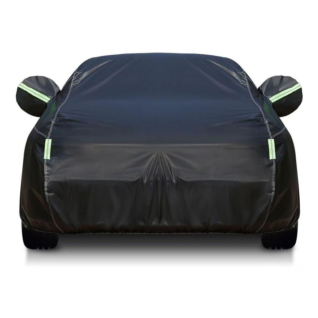 All-Season Universal Car Cover: Sun & Rain Protection, Heat Insulation, Thickened Full Exterior Shield.