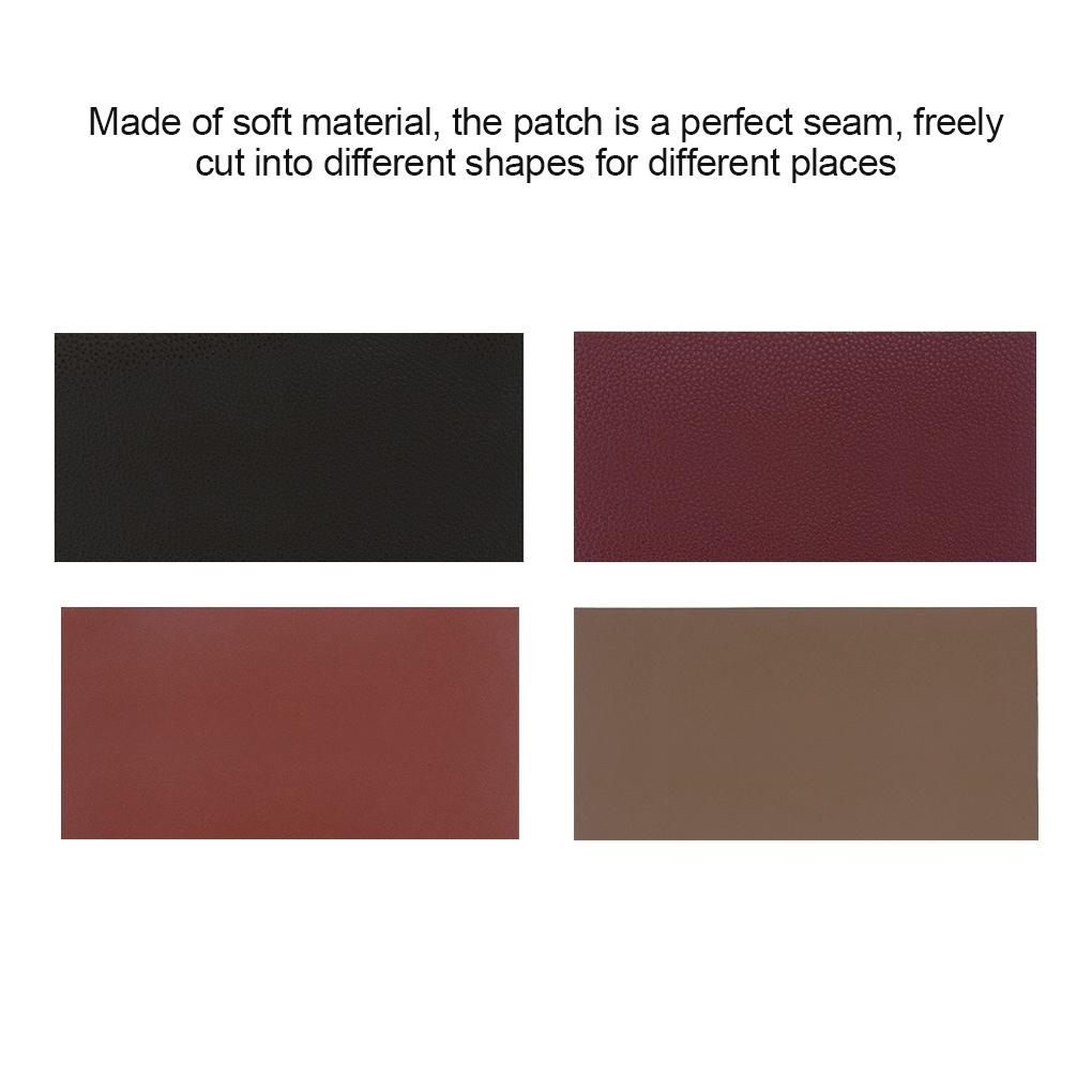 5pcs Sofa Repair Patches Leather Bag Fix Patches Self-adhesive Waterproof Stickers